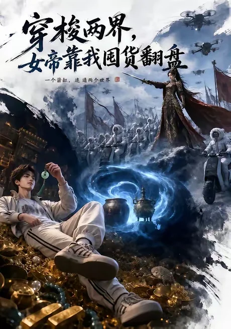 《穿梭两界，女帝靠我囤货翻盘（30集）（夸克网盘）》短剧封面
