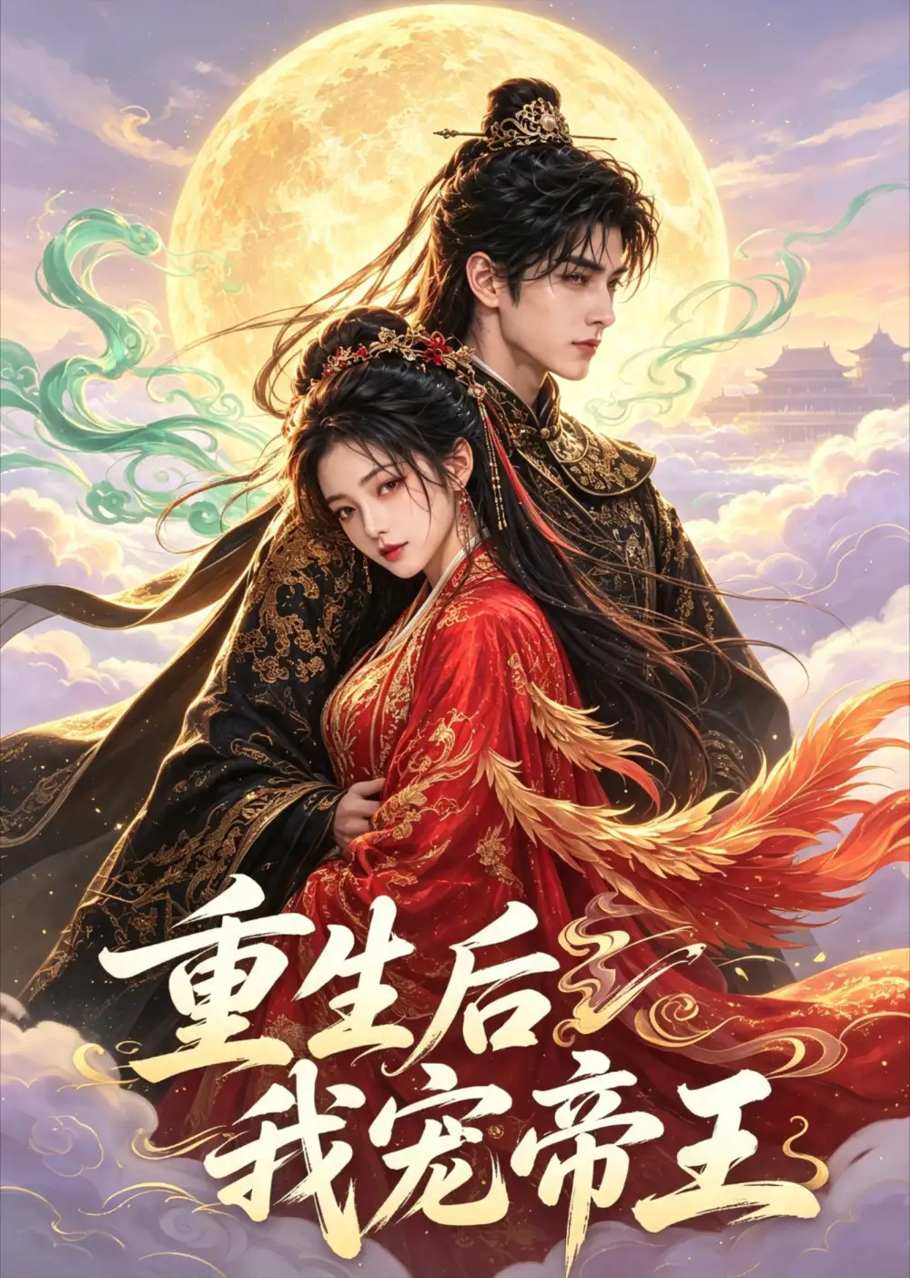 《重生后我宠帝王（45集）AI短剧 (2026)》短剧封面