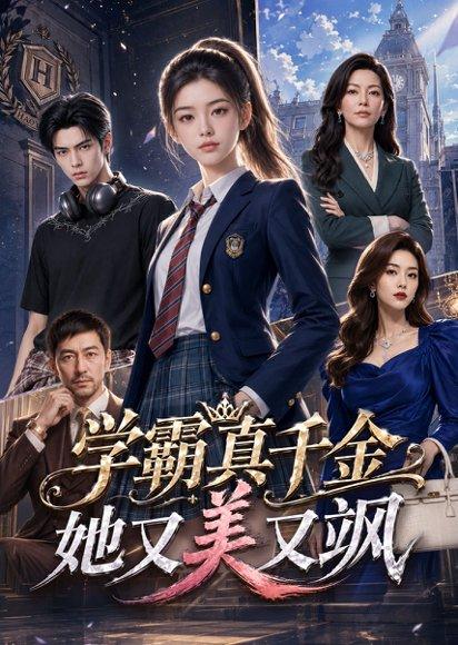 《学霸真千金她又美又飒》短剧封面
