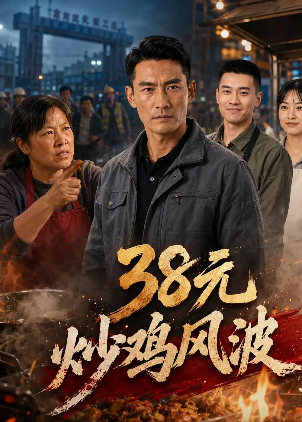 《38元炒鸡风波（53集）AI短剧（夸克网盘）》短剧封面