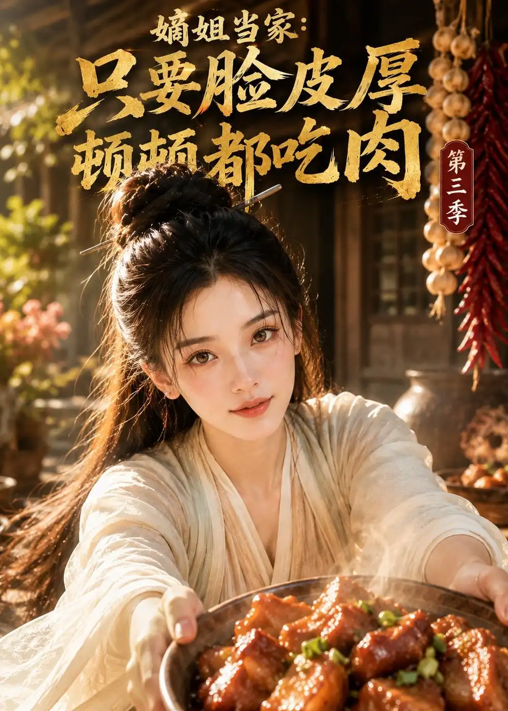 《嫡姐当家：只要脸皮厚顿顿都吃肉第三季（64集）（夸克网盘）》短剧封面