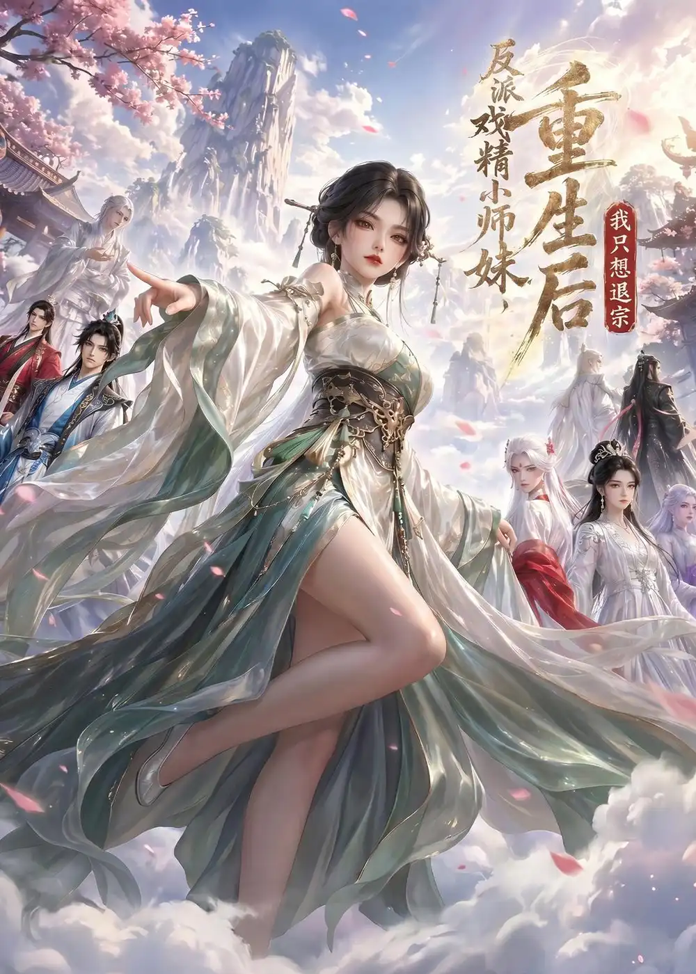 《反派戏精小师妹，重生后我只想退宗（61集）（夸克网盘）》短剧封面