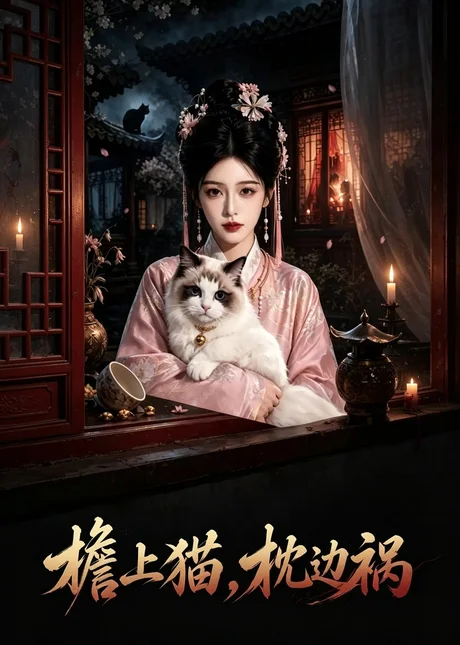 《檐上猫，枕边祸（50集）（夸克网盘）》短剧封面