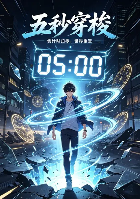 《五秒穿梭（72集）Ai短剧（百度网盘）》短剧封面
