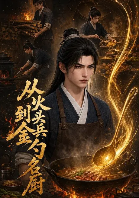 《从火头兵到金勺名厨（74集）AI短剧（夸克网盘）》短剧封面