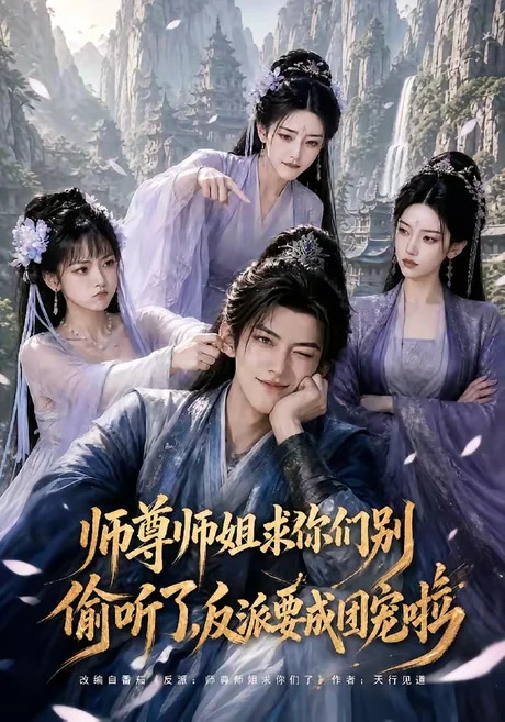 《师尊师姐求你们别偷听了，反派要成团宠啦（60集）（夸克网盘）》短剧封面