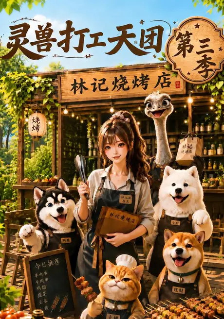 《灵兽打工天团第三季(210集)(百度网盘)》短剧封面