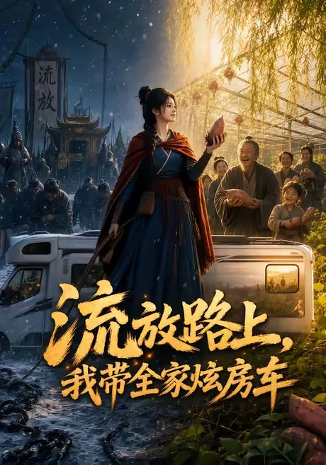 《流放路上，我带全家炫房车（165集）（夸克网盘）》短剧封面