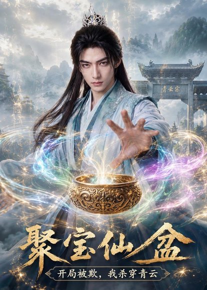 《聚宝仙盆：开局被欺，我杀穿青云（80集）Ai短剧（百度网盘）》短剧封面