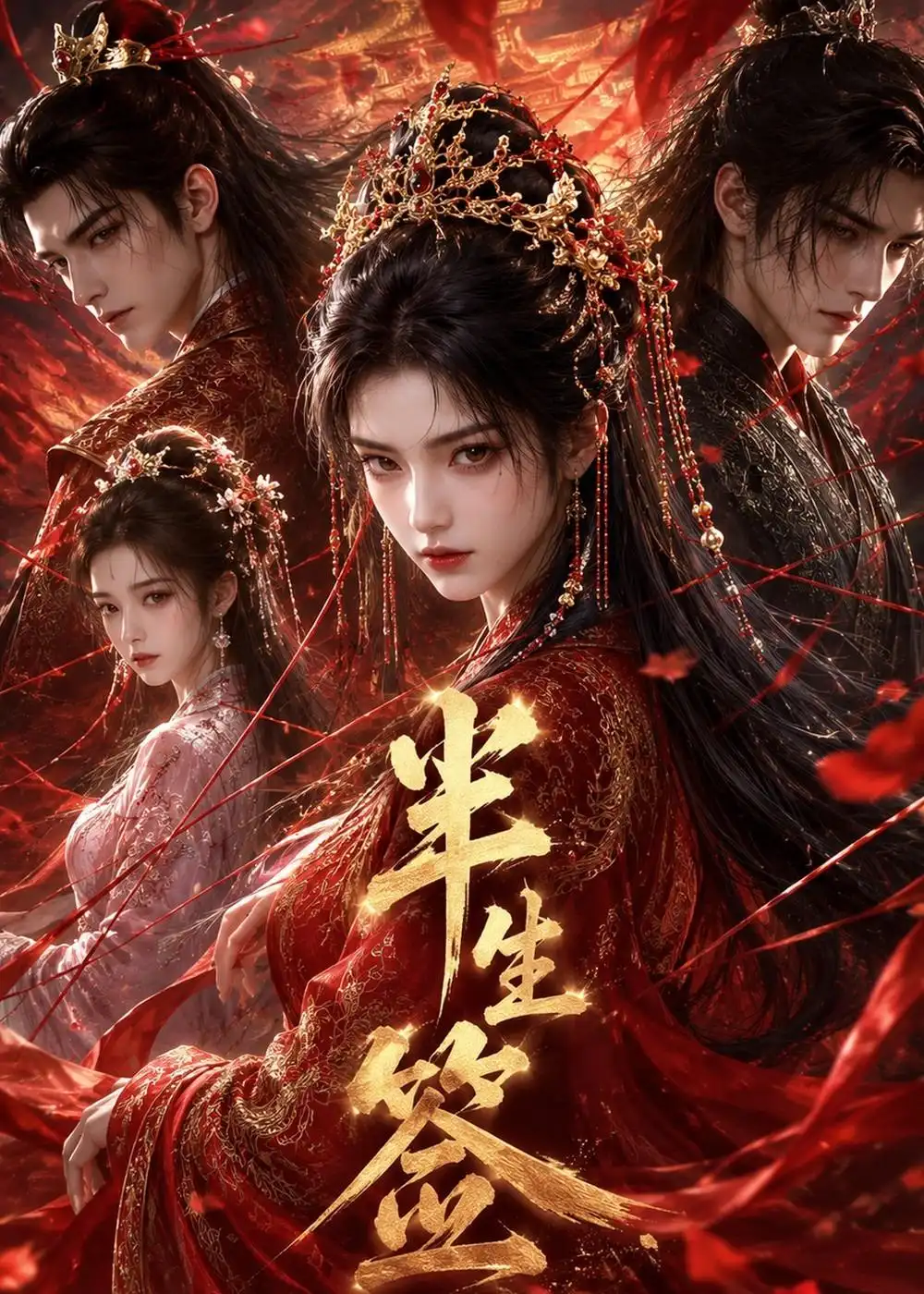 《半生签（45集）（夸克网盘）》短剧封面