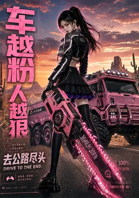 《车越粉人越狠,去公路尽头(137集)(夸克网盘)》短剧封面