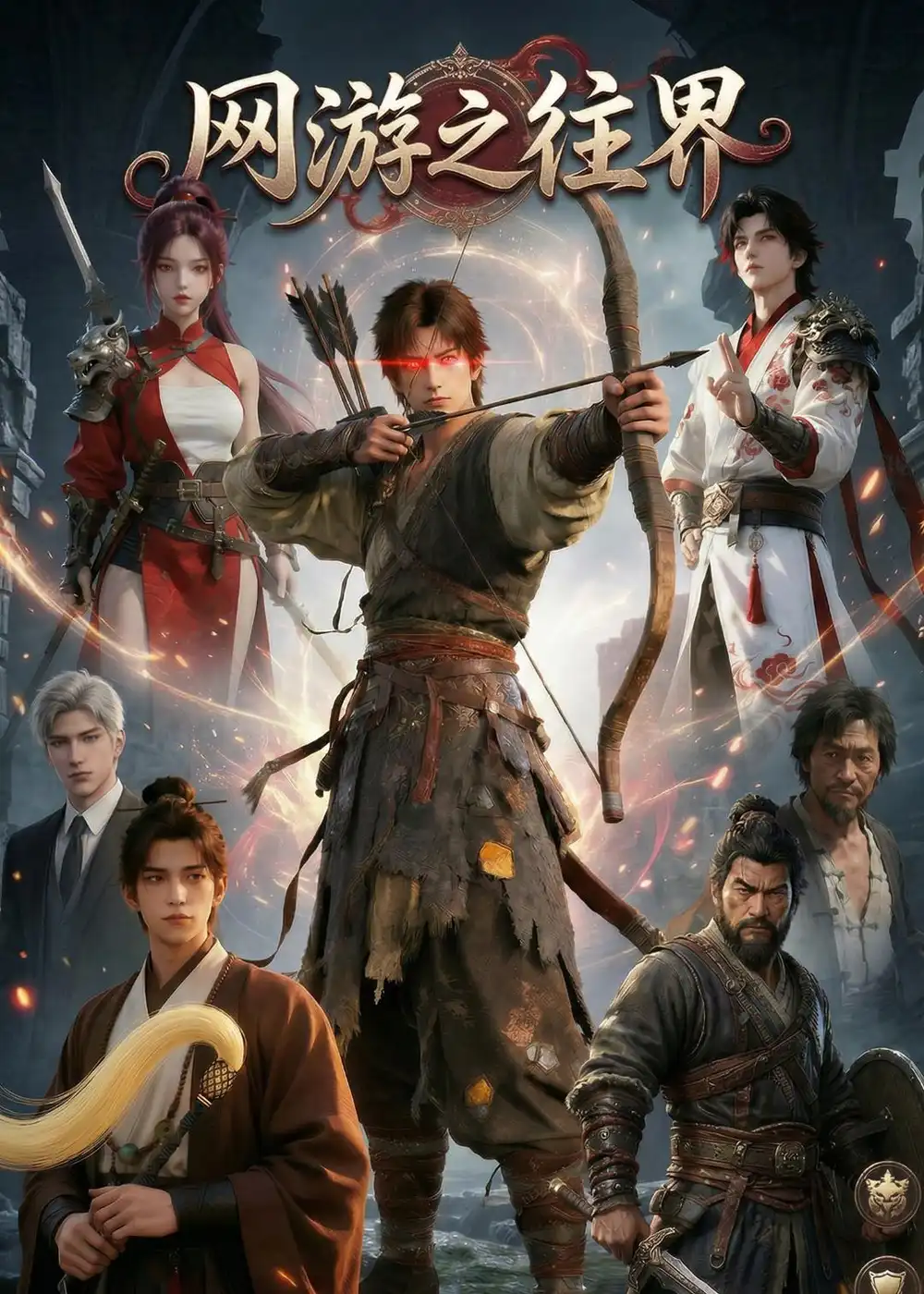 《网游之往界(60集)AI短剧(夸克网盘)》短剧封面