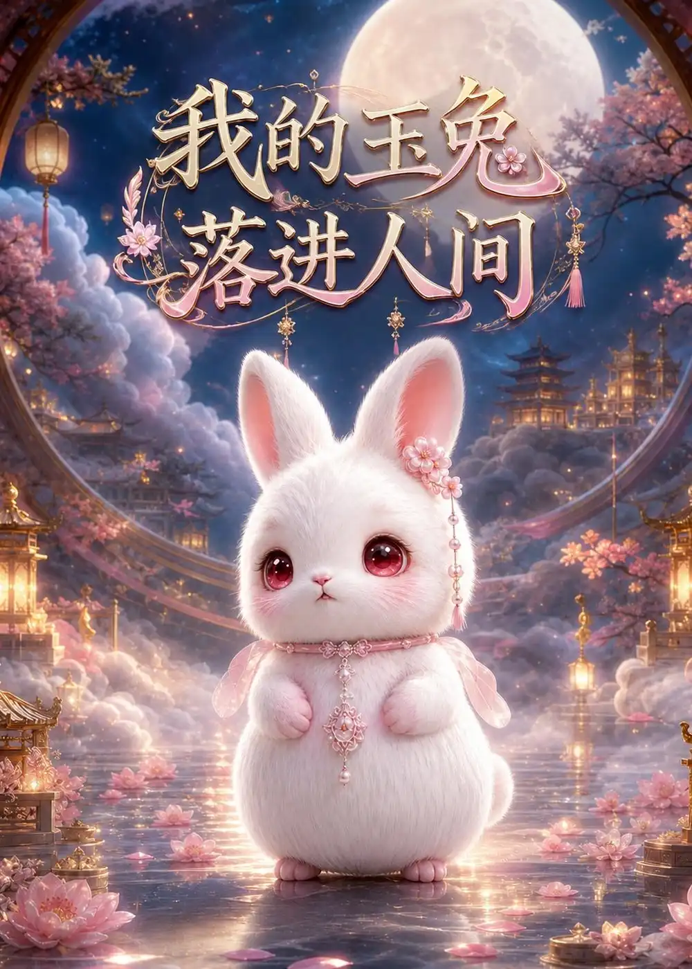 《我的玉兔落进人间（102集）（夸克网盘）》短剧封面