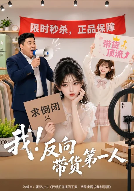 《我!反向带货第一人(60集)(夸克网盘)》短剧封面