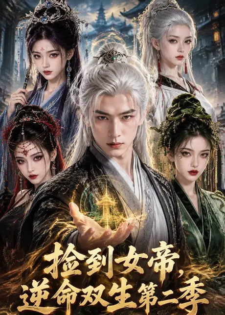 《捡到女帝，逆命双生第二季（81集）AI短剧 (2026)》短剧封面