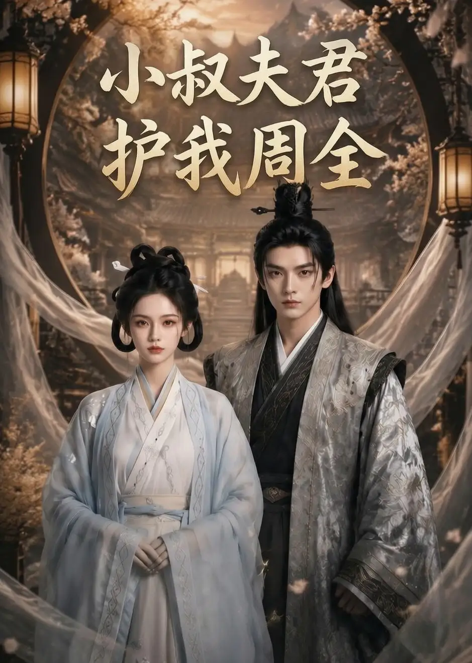 《小叔夫君护我周全（49集）AI短剧 (2026)》短剧封面