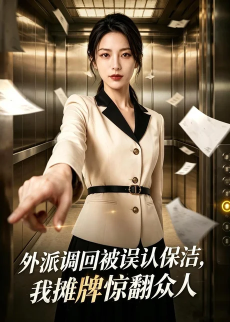 《外派调回被误认保洁，我摊牌惊翻众人（48集）AI短剧（百度网盘）》短剧封面