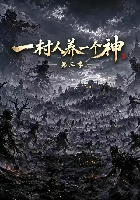 《一村人养一个神第三季（198集）（夸克网盘）》短剧封面