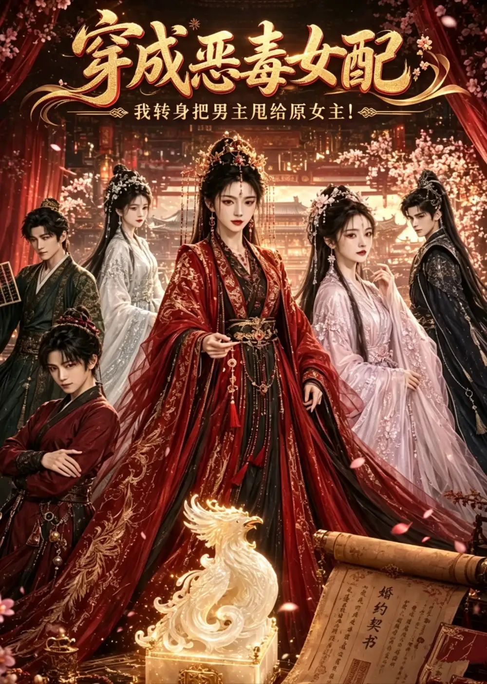 《穿成恶毒女配，我转身把男主甩给原女主！（3集）AI短剧 (2026)》短剧封面
