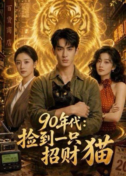 90年代：捡到一只招财猫（54集）（百度网盘）封面