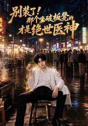 《别装了！那个坐破板凳才是绝世医神（80 集）AI短剧（夸克网盘）》短剧封面
