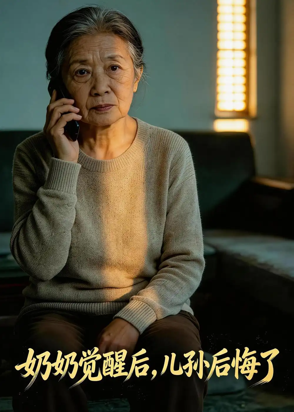 《奶奶觉醒后，儿孙后悔了（62集）AI短剧（夸克网盘）》短剧封面