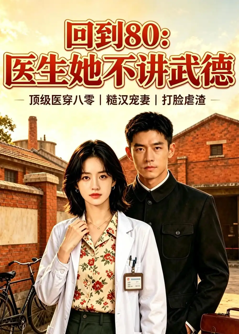 《回到80:医生她不讲武德(108集)(夸克网盘)》短剧封面