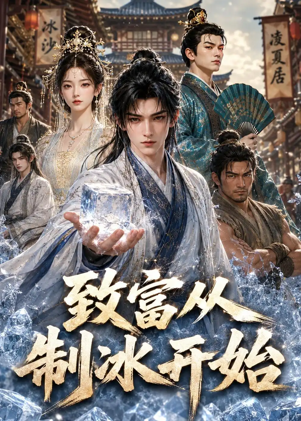 《致富从制冰开始（69集）AI短剧（夸克网盘）》短剧封面