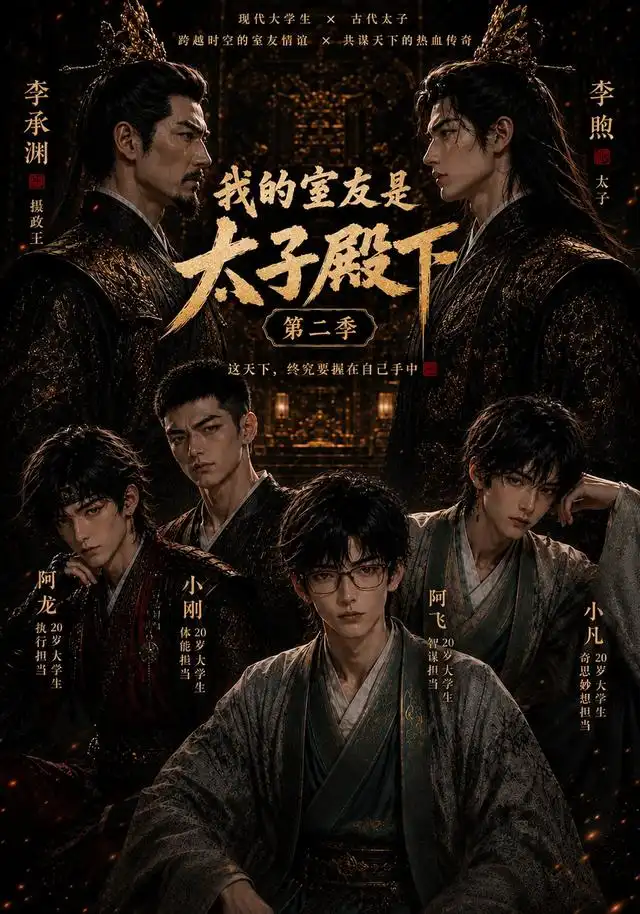 《我的室友是太子殿下第二季 （60集）（夸克网盘）》短剧封面