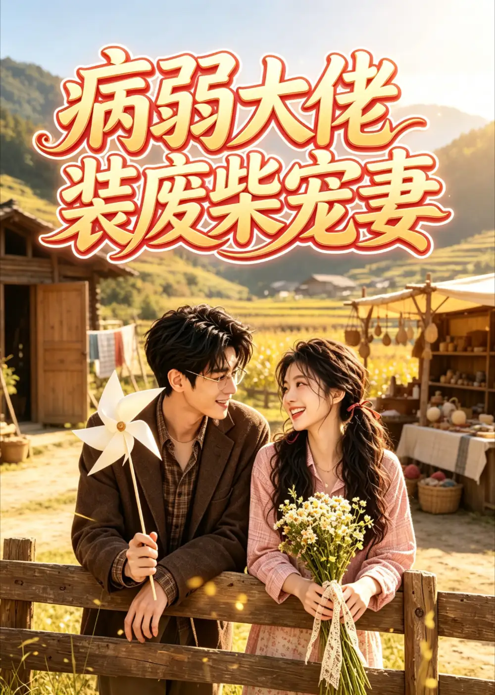 《病弱大佬装废柴宠妻（62集）（夸克网盘）》短剧封面