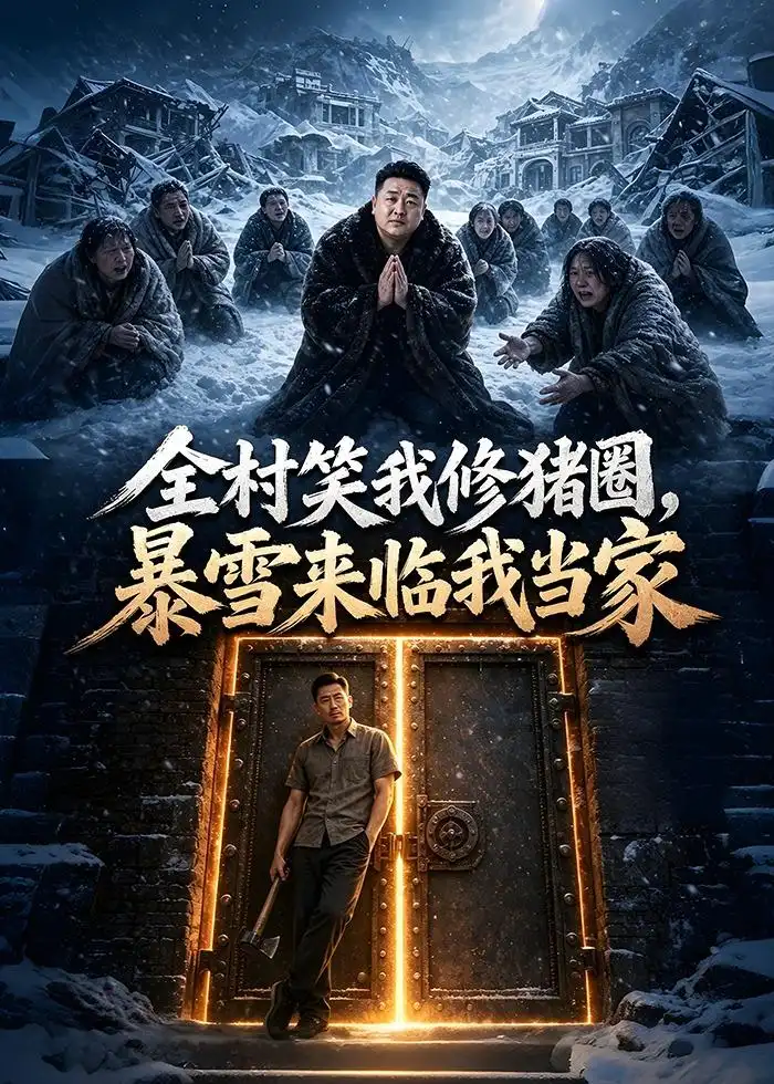 《全村笑我修猪圈，暴雪来临我当家（54集）AI短剧（夸克网盘）》短剧封面
