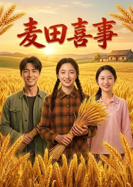 《麦田喜事（44集）AI短剧（百度网盘）》短剧封面
