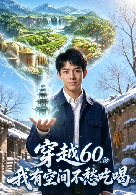 《穿越60:我有空间不愁吃喝(80集)邢乐&宋红星(夸克网盘)》短剧封面