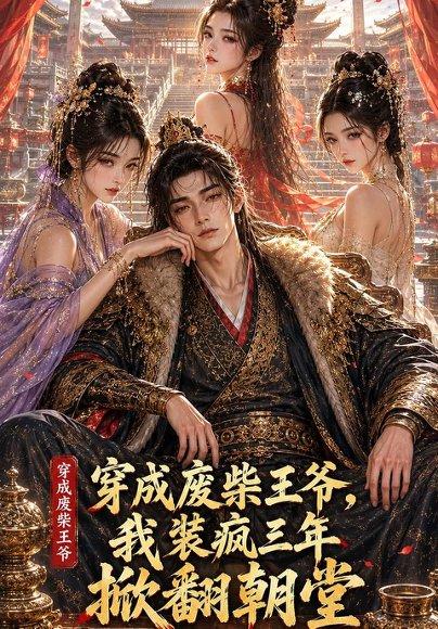 《穿成废柴王爷，我装疯三年掀翻朝堂》短剧封面
