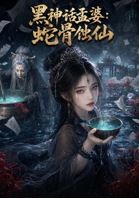 《黑神话孟婆:蛇骨蚀仙(112集)(夸克网盘)》短剧封面