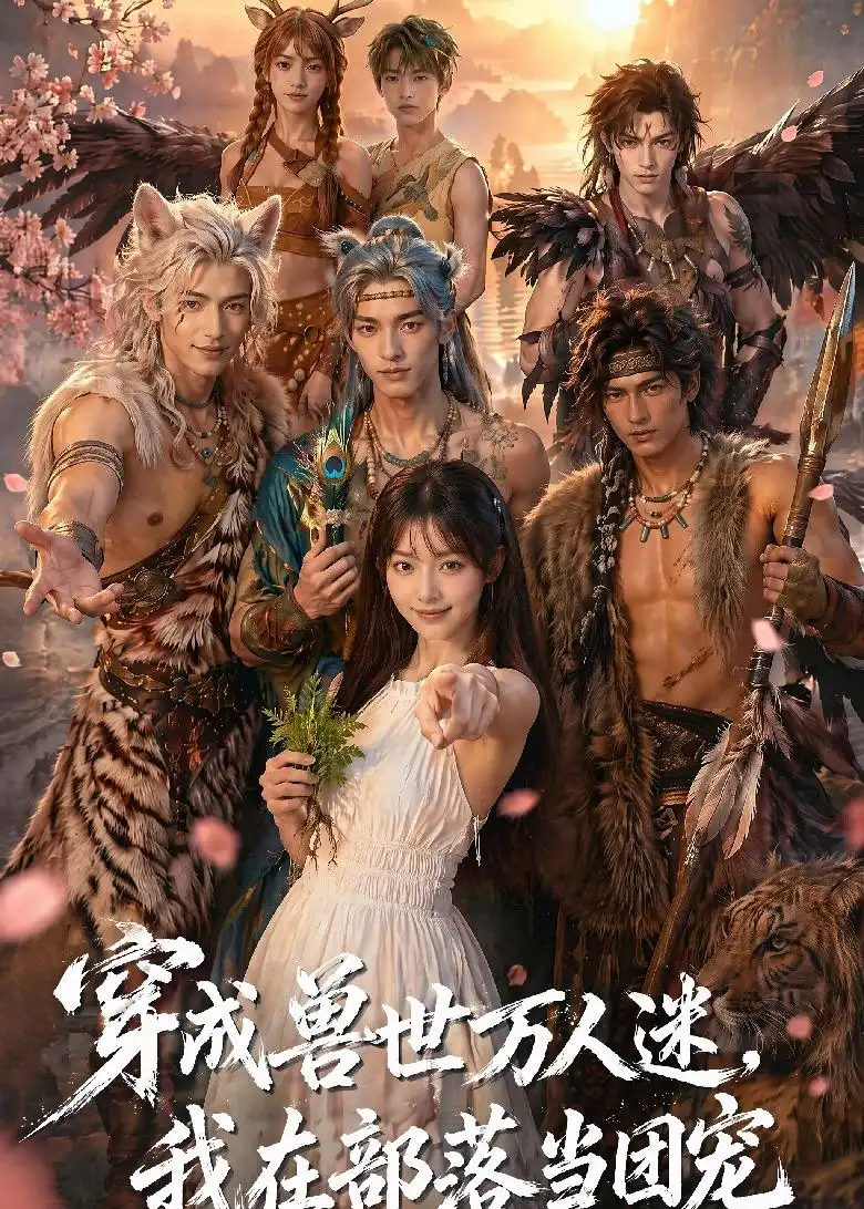 《穿成兽世万人迷，我在部落当团宠（72集）AI短剧 (2026)》短剧封面
