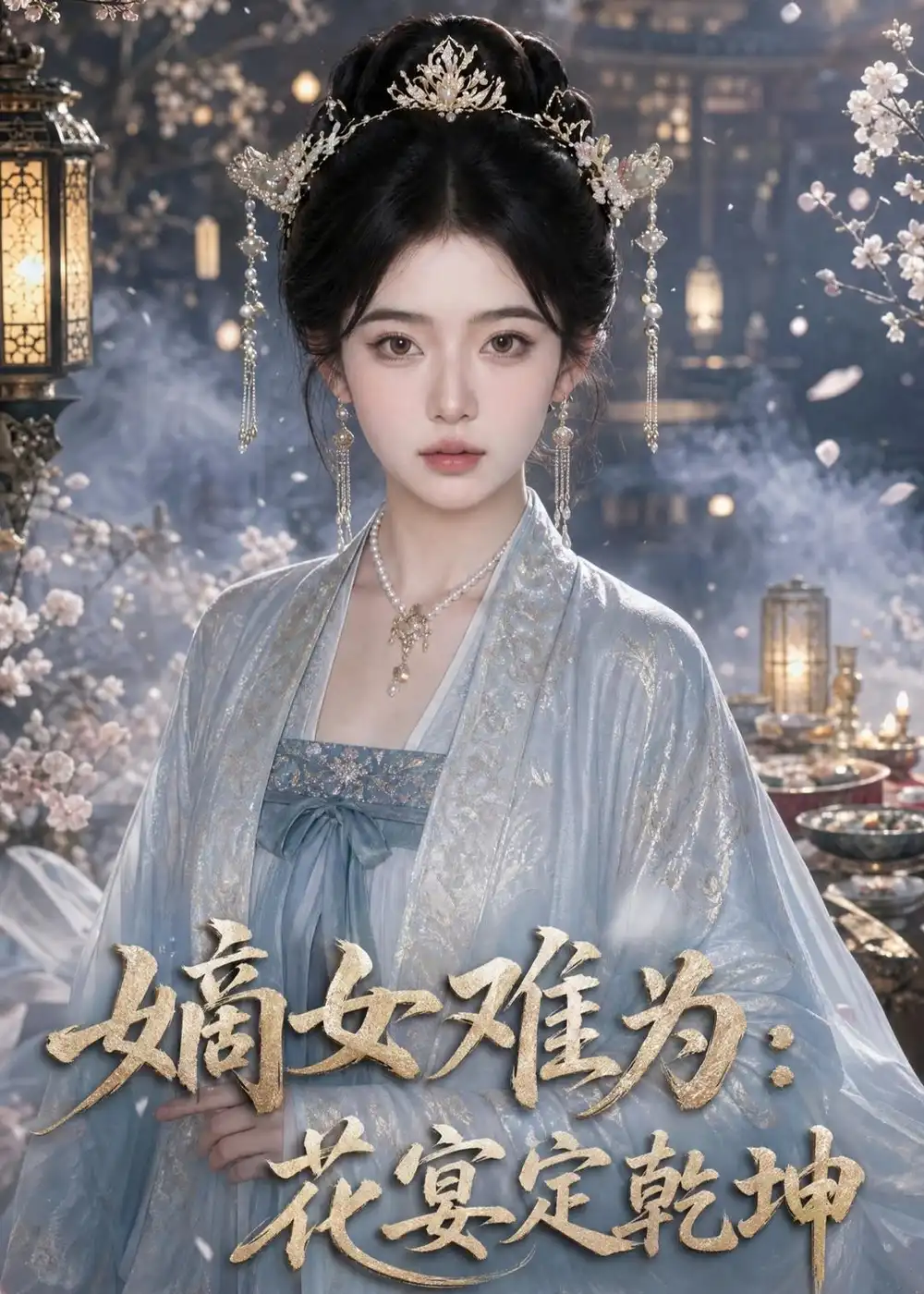 《嫡女难为：花宴定乾坤（74集）AI短剧 (2026)》短剧封面