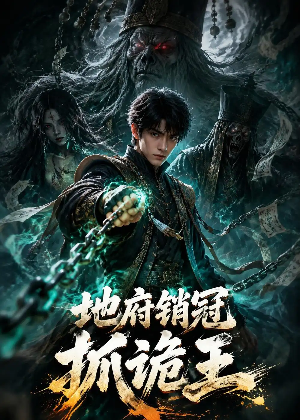 《地府销冠抓诡王（48集）动漫（夸克网盘）》短剧封面