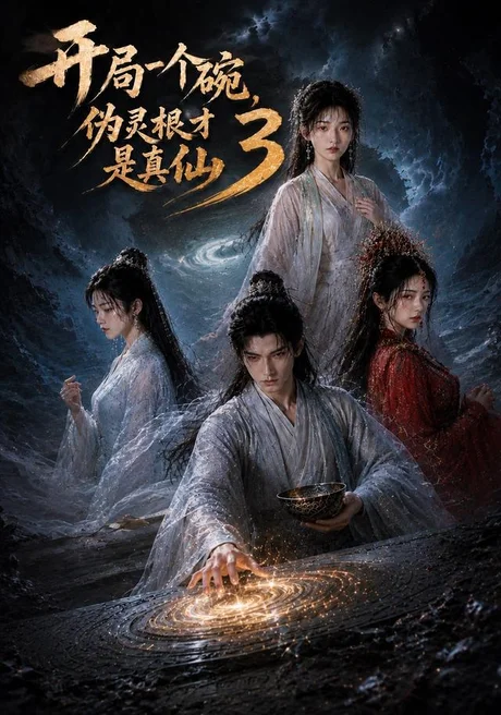 《开局一个碗，伪灵根才是真仙3（74集）AI短剧 (2026)》短剧封面