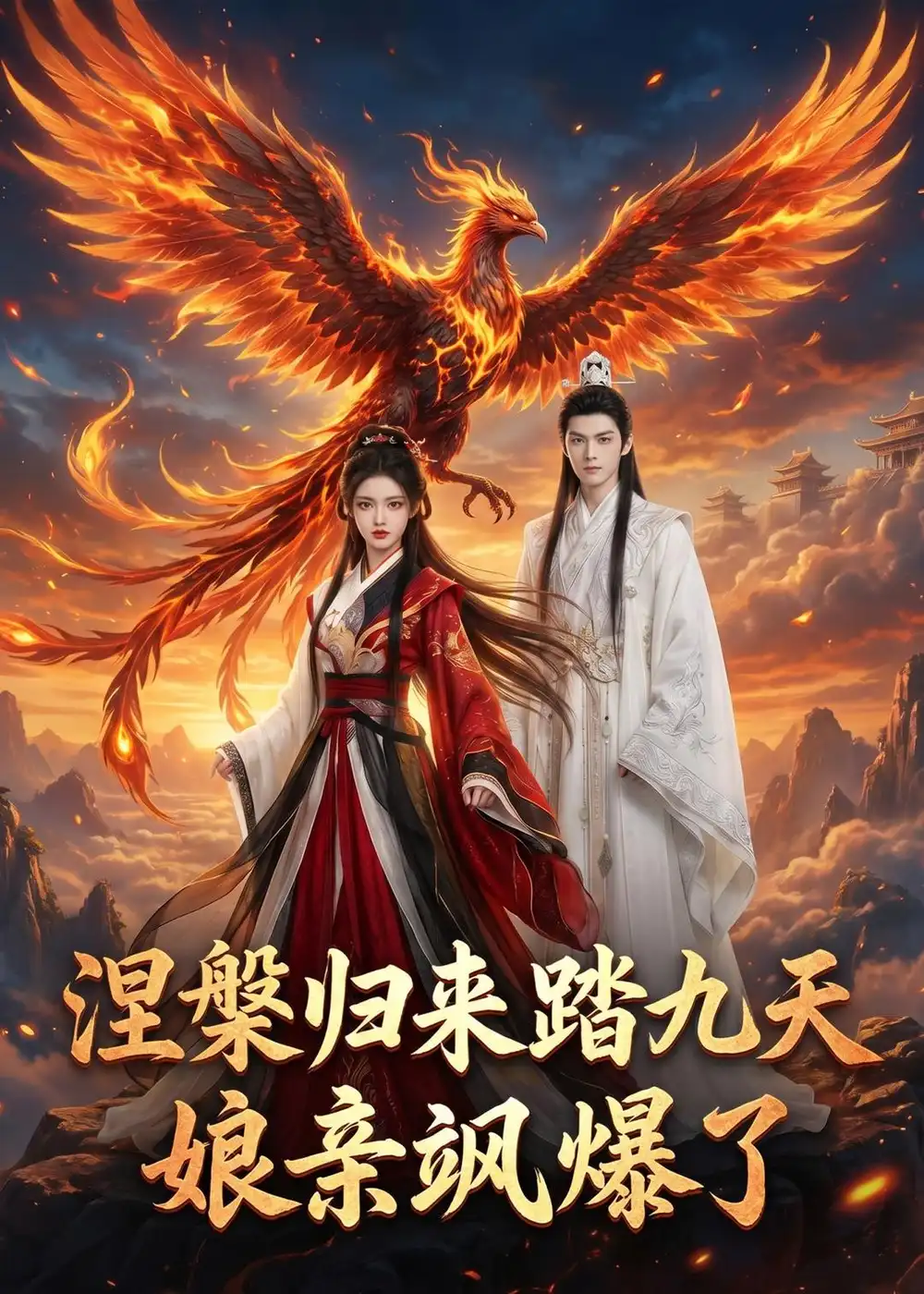 《涅槃归来踏九天：娘亲飒爆了（90集）》短剧封面