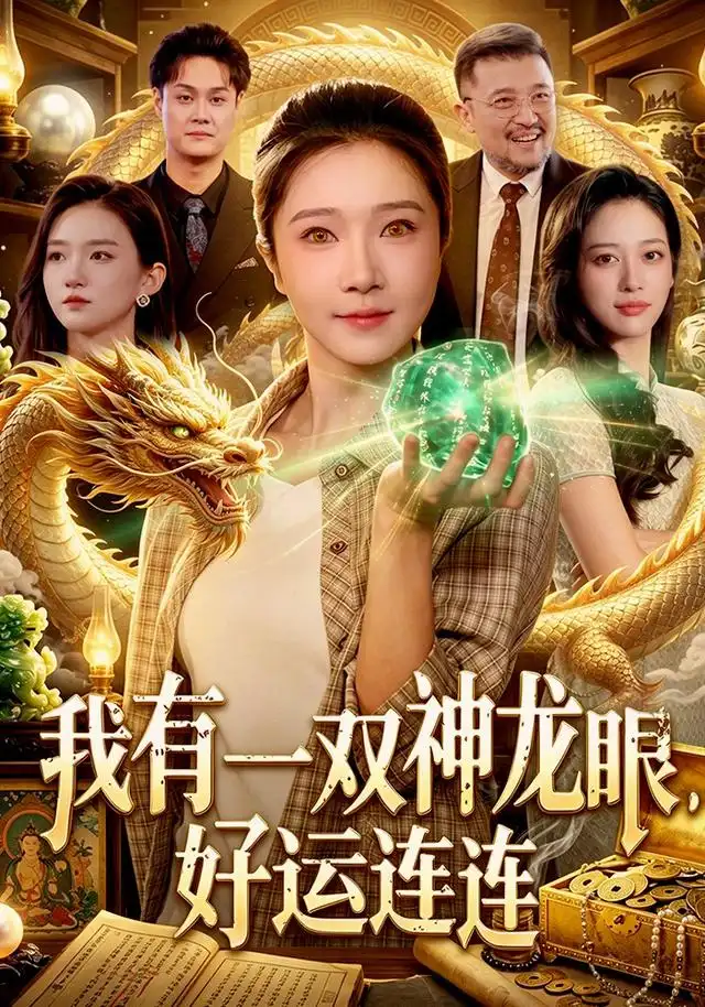《我有一双神龙眼，好运连连（98集）张启璇＆傅思童＆江路祺＆歌子（夸克网盘）》短剧封面