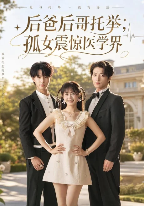 《后爸后哥托举，孤女震惊医学界（81集）李慧敏＆张宇轩（夸克网盘）》短剧封面