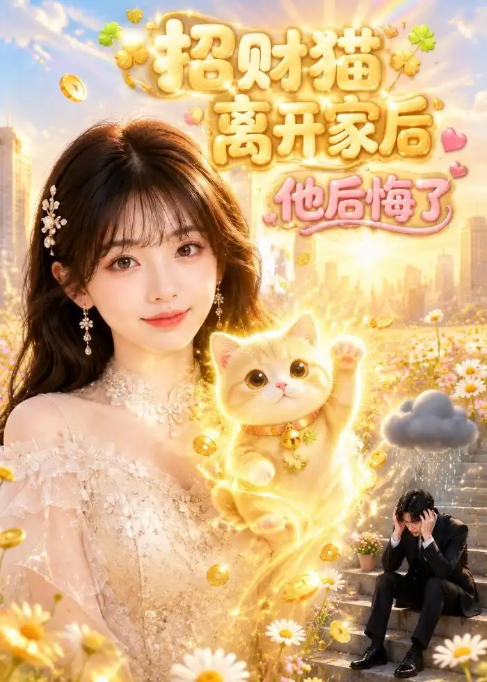 《招财猫离开家后，他后悔了（86集）（夸克网盘）》短剧封面