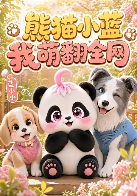 《熊猫小蓝，我萌翻全网（284集）（夸克网盘）》短剧封面