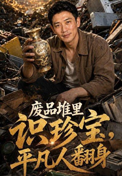 《废品堆里识珍宝，平凡人翻身》短剧封面