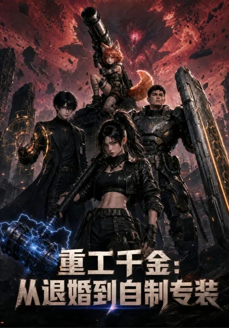 《重工千金：从退婚到自制专武（62集）（夸克网盘）》短剧封面