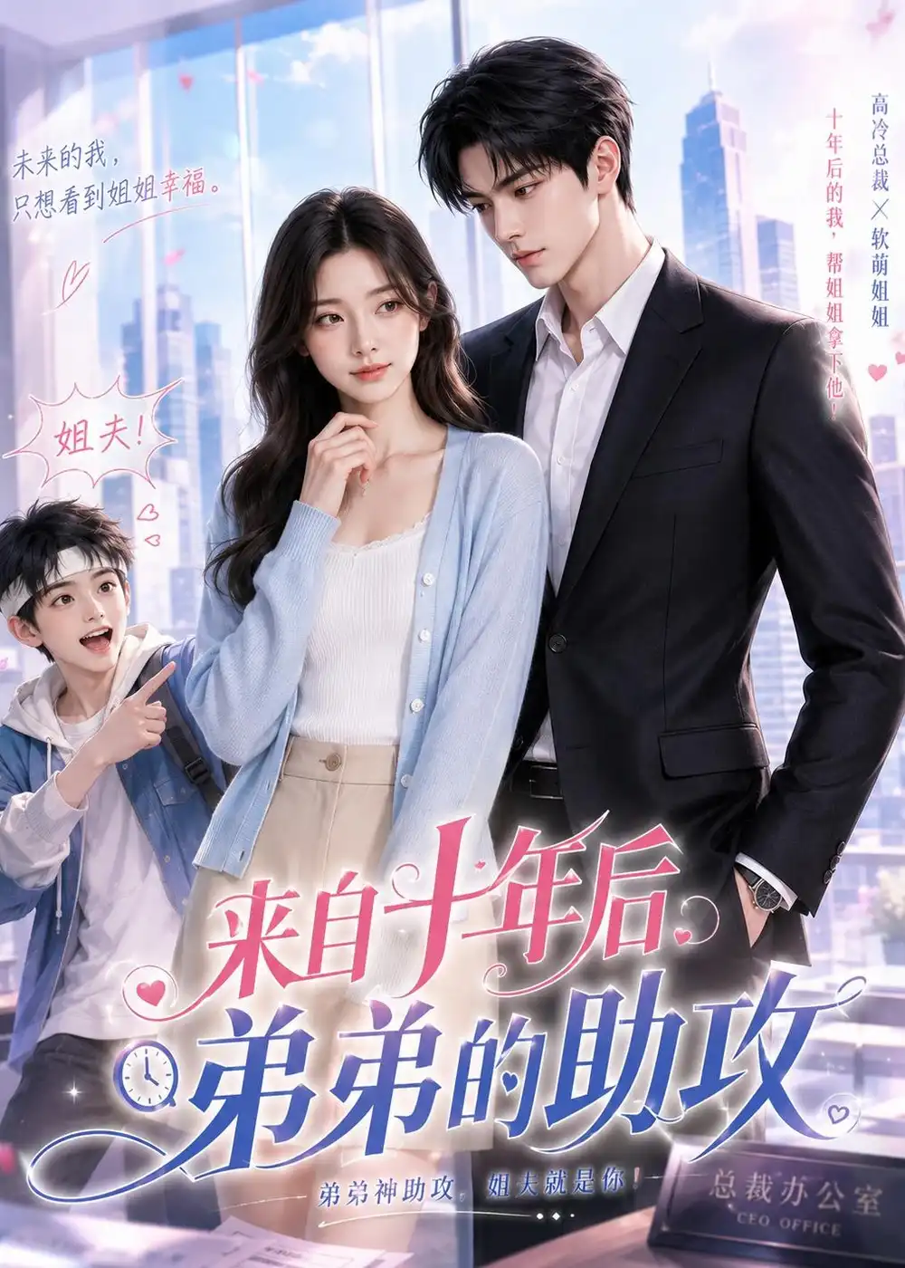 《来自十年后弟弟的助攻（29集）（夸克网盘）》短剧封面