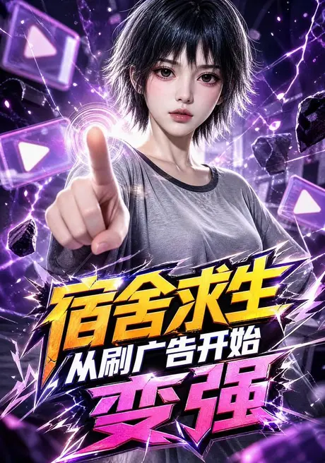 《宿舍求生从刷广告开始变强（130集）（夸克网盘）》短剧封面