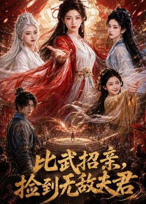 比武招亲，捡到无敌夫君（75集）AI短剧（夸克网盘）封面
