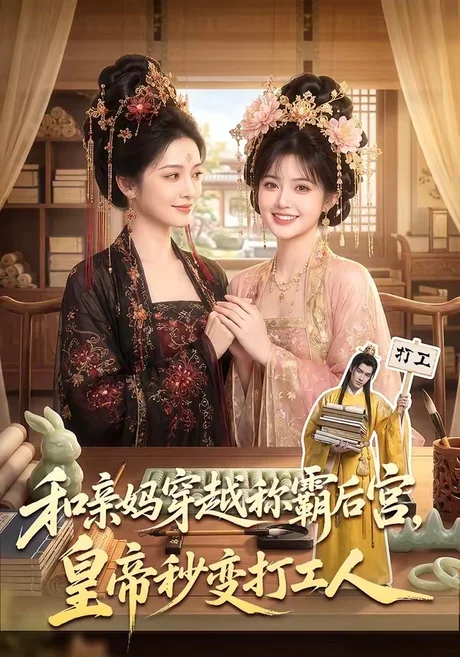 《和亲妈穿越称霸后宫，皇帝秒变打工人（80集）（夸克网盘）》短剧封面